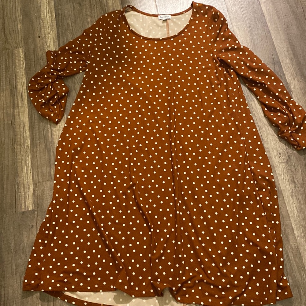 Love, Fire long sleeve dress